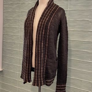 ELEMENT cozy winter knit cardigan M Brown/Tan